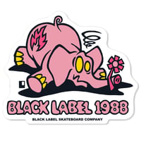 Image 2 of "PINK ELEPHANT" Sticker Large