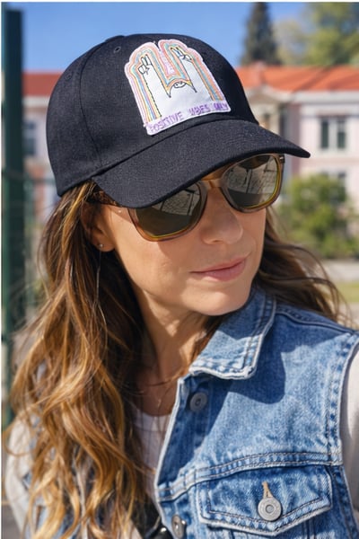 Image of  Boné Preto Positive Vibes Only