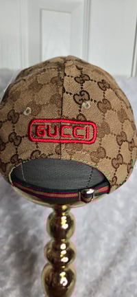 Image 3 of Brown 2tone Large tote and hat