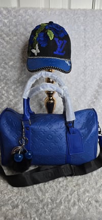 Image 2 of Blue Speedy & hat