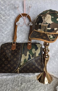 Image 2 of Camo & Brown 2tone and hat
