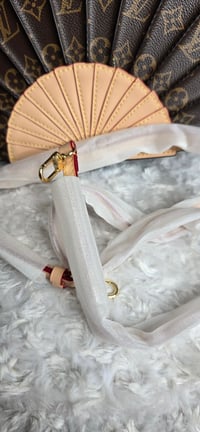 Image 4 of Brown Fedora and Fan bag