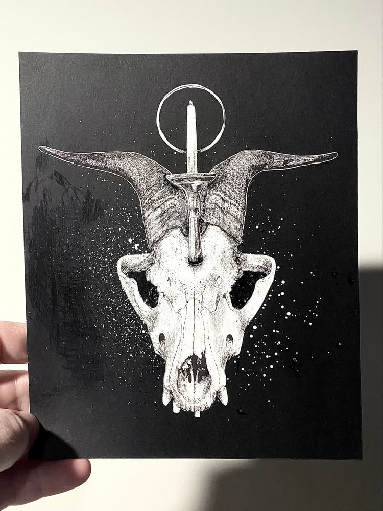 Image of 'wolfgoat' original collage