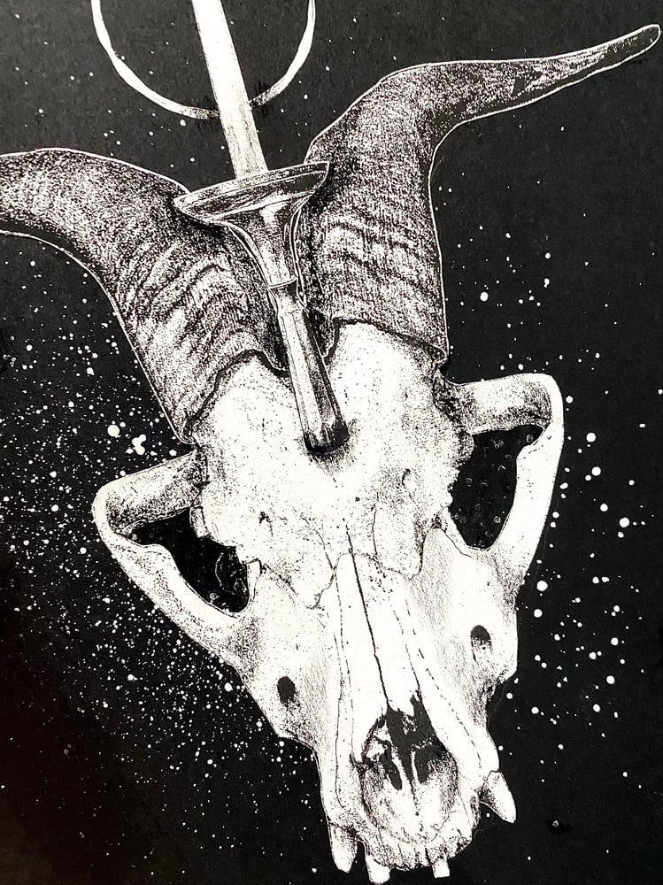 Image of 'wolfgoat' original collage