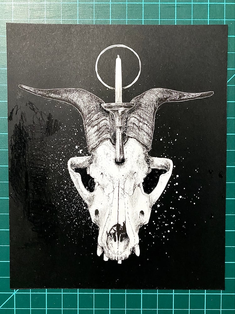 Image of 'wolfgoat' original collage