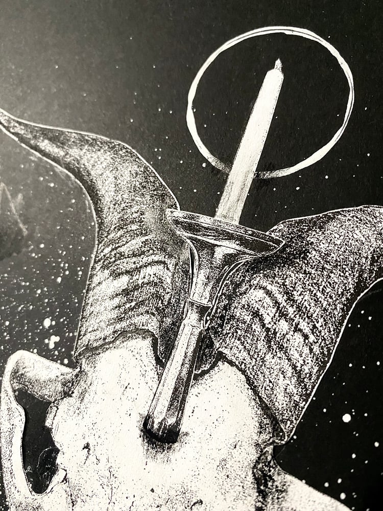 Image of 'wolfgoat' original collage