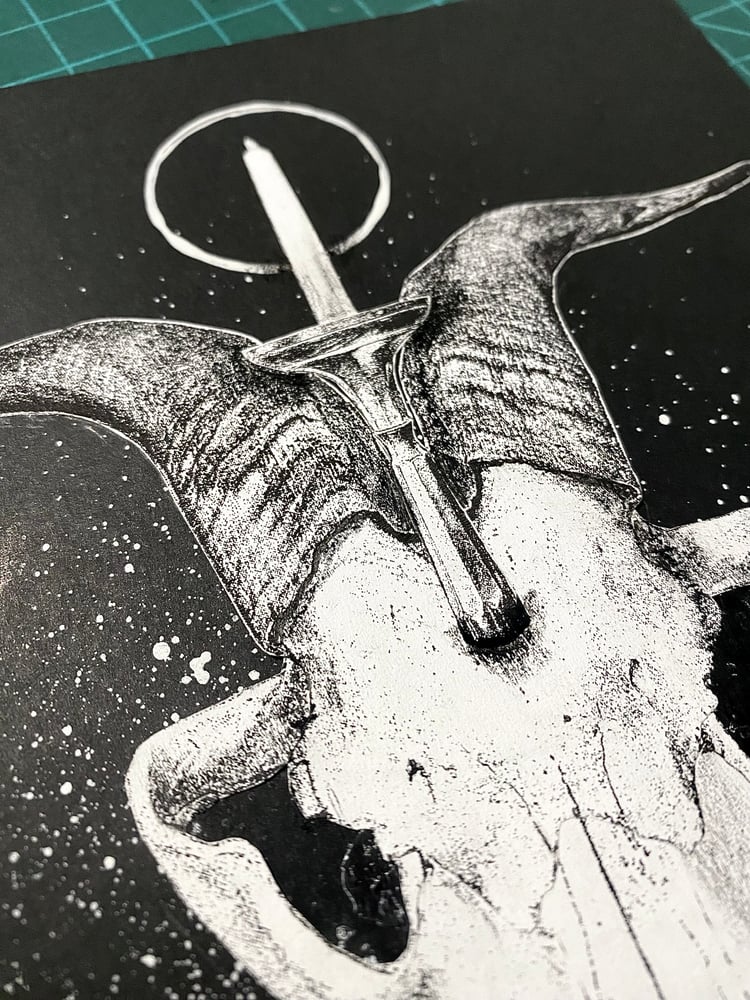 Image of 'wolfgoat' original collage