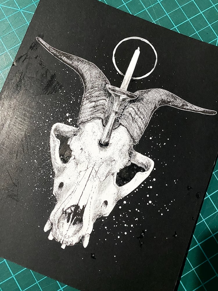 Image of 'wolfgoat' original collage