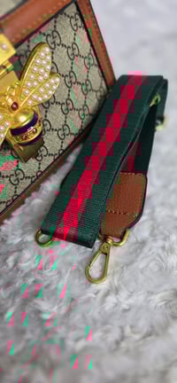 Image 3 of Bee Bag crossbody with Red hat