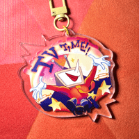 Acrylic Charm "Tenna TV Time"