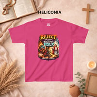 Image 3 of Kids T‑Shirt — "Reject the World, Follow Jesus" Christian Faith Graphic Tee