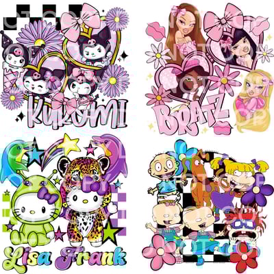 Image of  $3.49 UV DTF Decal Bundle | Single-Sided | Ready-to-Apply Transfers.     G