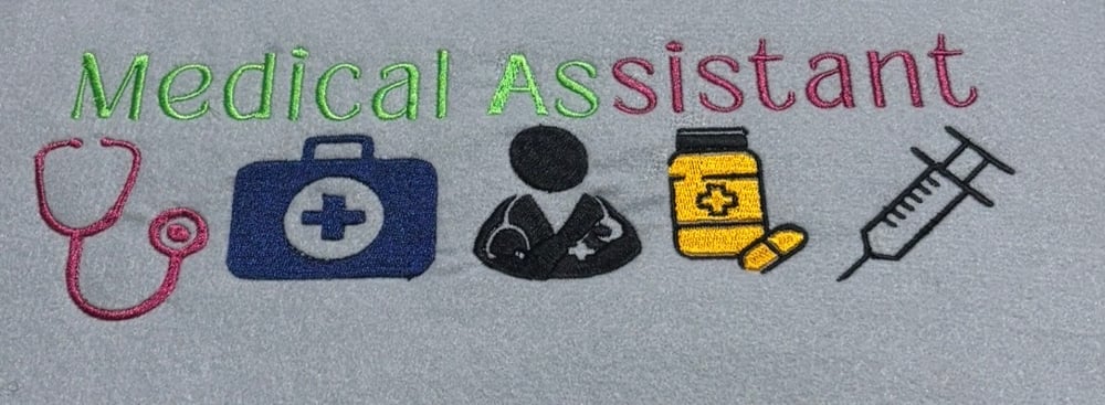 Image of Medical Assistant Sweatshirt | Colorful CMA & MA Gift
