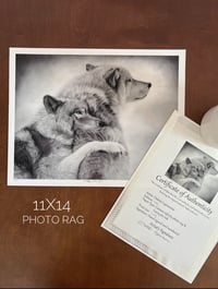 Image 3 of "Safety with you" Giclee fine art print 