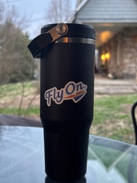 Fly On Sticker (blue/orange/white)