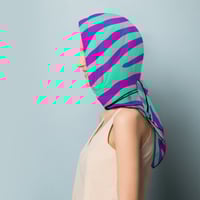 Image 3 of FUSCHIA ZEBRA SCARF