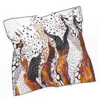 Image 2 of ANIMAL ABSTRACT SCARF 