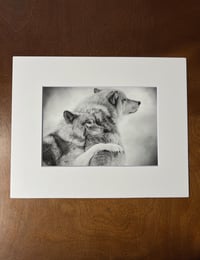 Image 1 of Mini matted print “ Safety with you”