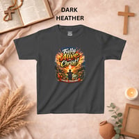 Image 8 of Kids Tee — "Fully Alive in Christ" Christian Faith T-Shirt