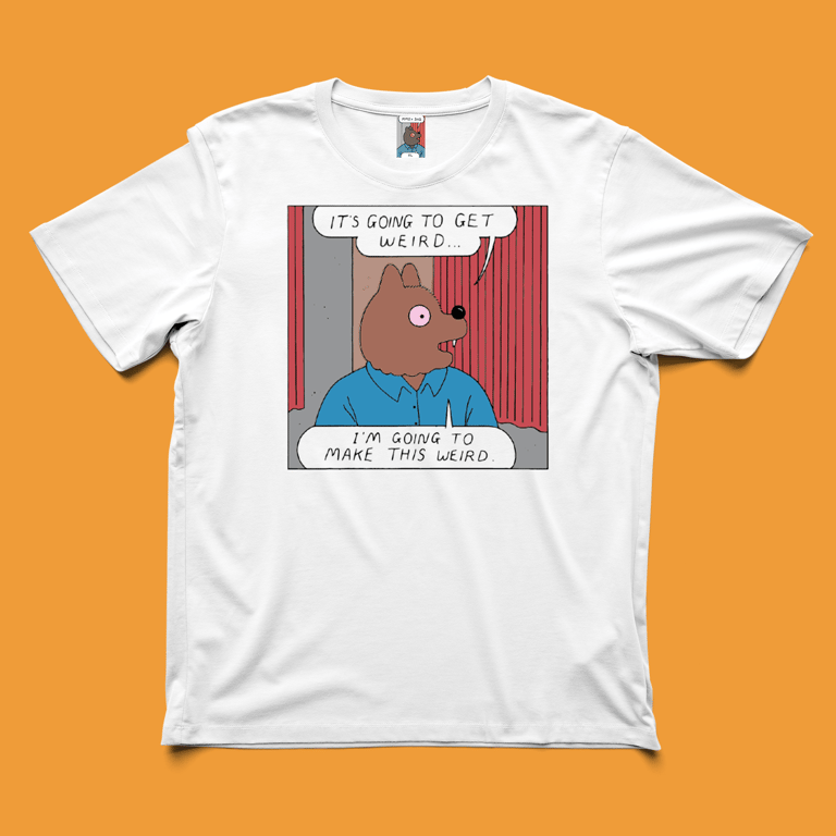 SHIPS IN MAY - WWJ Makes it Weird Tee by Simon Hanselmann PRE-ORDER