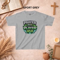 Image 11 of Kids Tee — "Prayer Player: Level Up Your Faith" Graphic