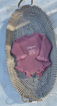 Image 3 of 🌸 Knitted Embroidered Frill Romper 🌸