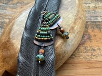 Image 13 of Alegria Alegria in earthy color beaded earrings/ n30
