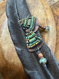 Image 17 of Alegria Alegria in earthy color beaded earrings/ n30