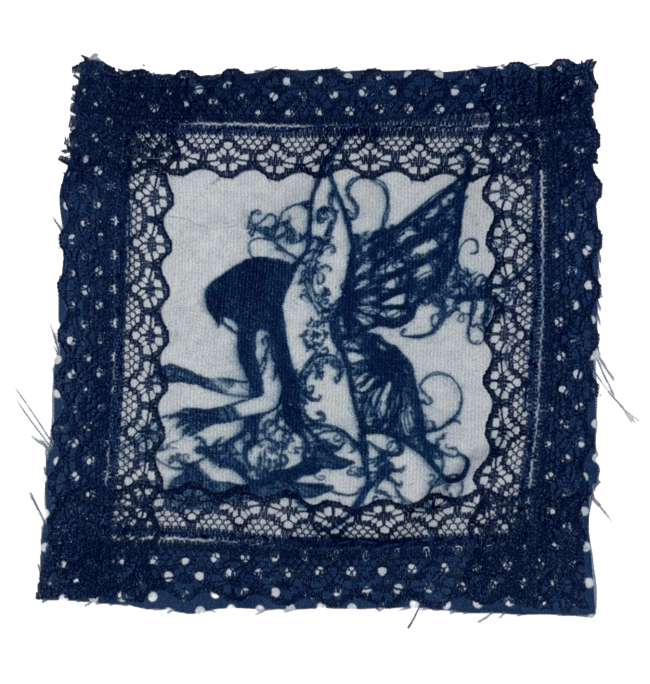 "FAIRY" SUN PRINT LACE PATCH
