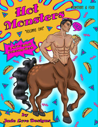 Image 1 of Hot Monsters Adult Coloring Book Volume One 