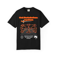 Image 1 of Cat Distribution System T-Shirt — "Congratulations You Have Been Chosen" Retro Cyber Cat Tee