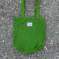 Image 2 of Snake Appliqué Tote in Green
