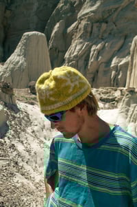 Image 1 of Sol Knit Beanie Lime
