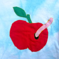 Image 2 of S Wormy Apple Tie Dye Top in Aqua