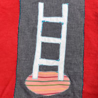 Image 2 of OS Ladder Tote in Red