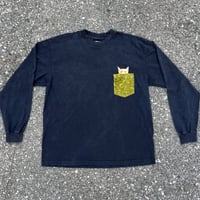 Image 1 of XL Cat Pocket Top in Black