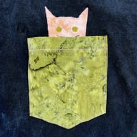 Image 2 of XL Cat Pocket Top in Black