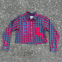 Image 1 of S CHRYSALIS x Funhouse Studio Chair + Ladder Shirt in Red