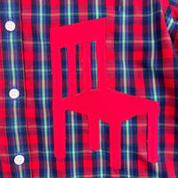 Image 4 of S CHRYSALIS x Funhouse Studio Chair + Ladder Shirt in Red