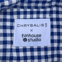 Image 3 of S CHRYSALIS x Funhouse Studio Flower Cutout Top in Navy