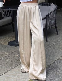 Image 4 of Satin Lace Flow Pants