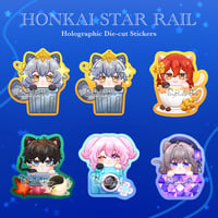 Image 3 of Honkai Star Rail Holographic Stickers