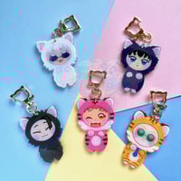 Image 1 of JJK x Cat Suits Keychain Charms