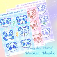 Image 1 of Bear Mood Sticker Sheets