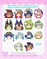 Image 4 of Genshin Impact Mini Glossy Vinyl Sticker