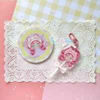 Image 3 of Panda Beanie Lollipop Keychain Charm SALE