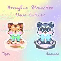 Image 4 of Cutie Bear Bow Acrylic Standee Note Holder