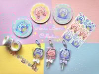 Image 2 of Panda Beanie Sticker Sheet