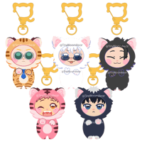Image 4 of JJK x Cat Suits Keychain Charms