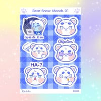 Image 7 of Bear Mood Sticker Sheets